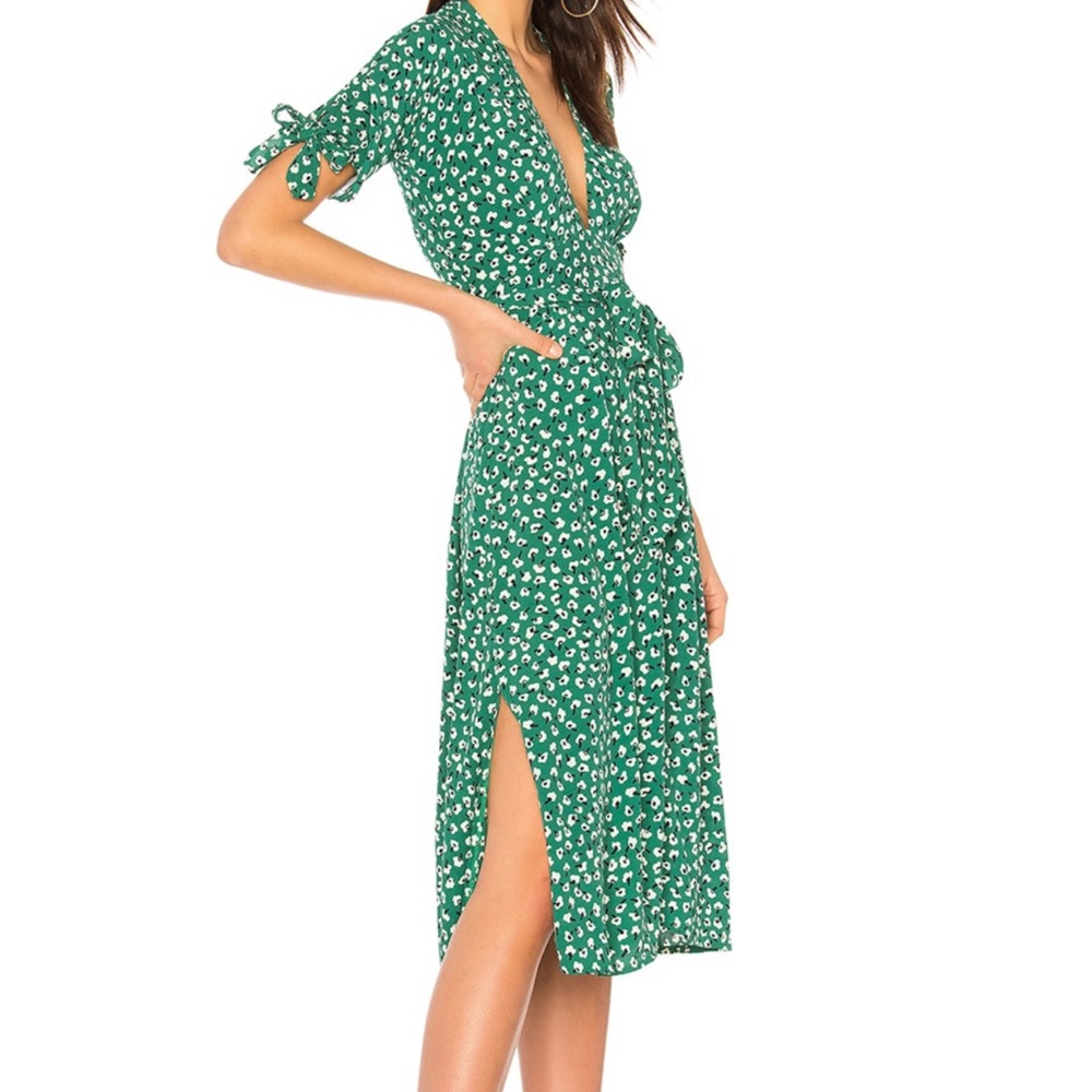 Faithful The Brand Nina Midi dress SZ US 2 XS NWT.